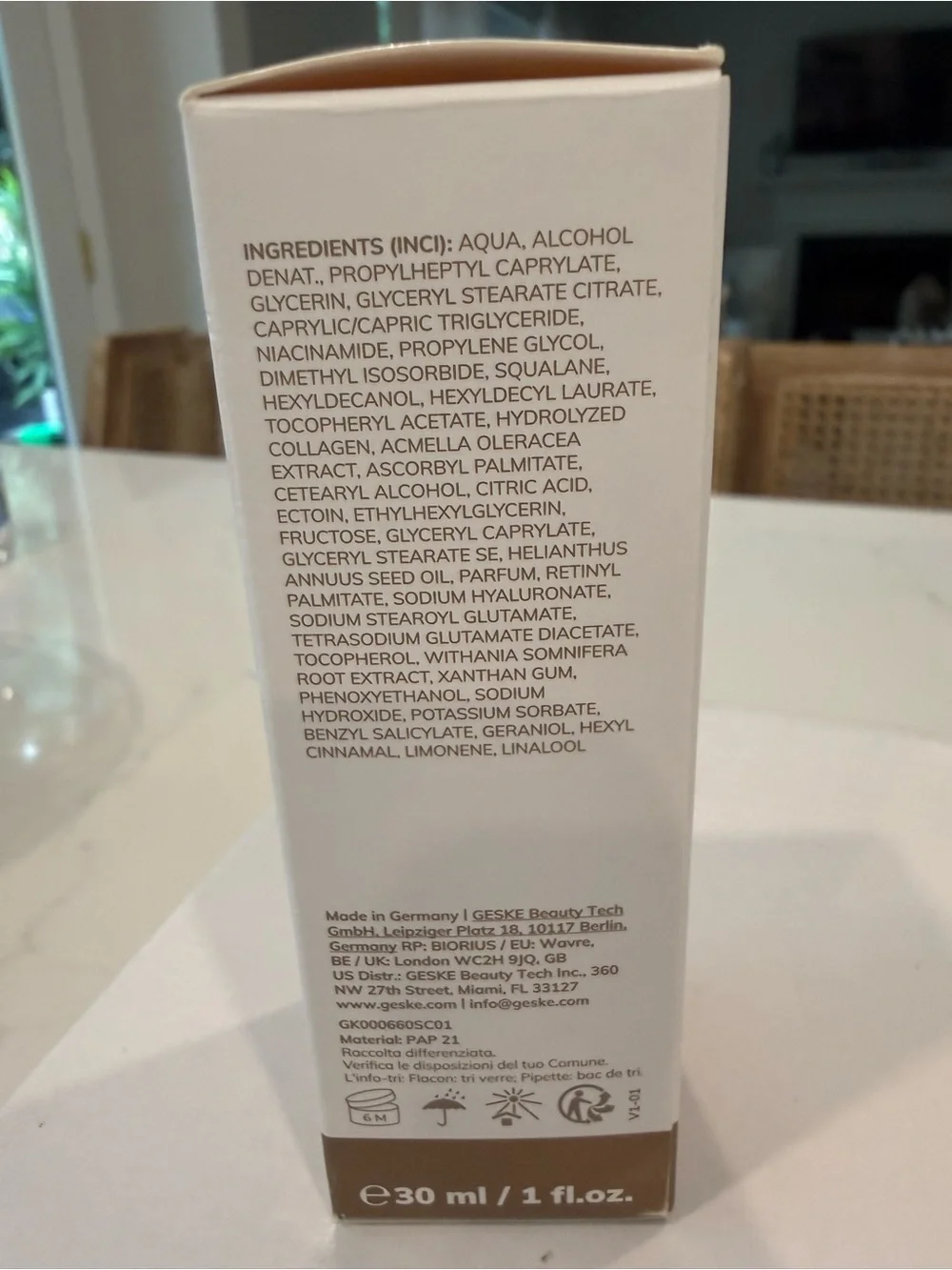 GESKE Hydration Serum NWT/box included